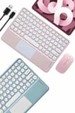 Profesyonel Wifi Q Klavye Bluetooth Klavye Touchpad 10.8 Inç Yeni Nesil