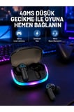 RGB Şarj Kutulu TWS Kablosuz Kulaklık Bluetooth 5.4 HD Voice Type-C Şarj Destekli