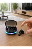 RGB Şarj Kutulu TWS Kablosuz Kulaklık Bluetooth 5.4 HD Voice Type-C Şarj Destekli