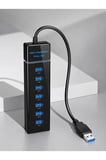7 Girişli USB 3.0 Hub 5Gbps LED Göstergeli USB Çoğaltıcı