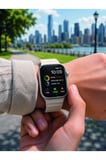 7'li Kordon Setli Akıllı Saat Bluetooth Görüşme Bildirim Destekli Çok Fonksiyonlu Smart Watch