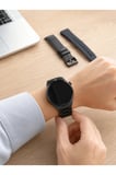 3 Kordonlu AMOLED Ekran Bluetooth Aramalı Akıllı Saat Metal, Deri ve Silikon Kordon Seti