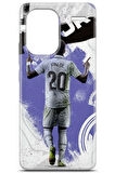 Xiaomi Redmi Note 13 Pro Plus 5G uyumlu Futbol 4 Renkli Tasarım Vinicius Jr