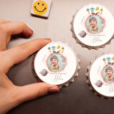Bebek Mevlüt Hediyesi - 10 Adet Fotoğraf Baskılı Magnet