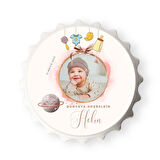 Bebek Mevlüt Hediyesi - 10 Adet Fotoğraf Baskılı Magnet