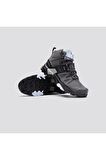 Salomon Gri Mavi Su Geçirmez X ULTRA 4 MID GORE-TEX Bot 