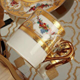 Royking Gold 6 lı Kahve Fincan Takımı MNG 23