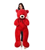 Peluş 120 cm Papyonlu Sevimli  Ayı - Sevgiliye Özel Hediye