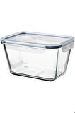 IKEA 365+ 1,8 Lt 21x15x12 Cm Dikdörtgen Kapaklı Saklama Kabı Cam - Plastik