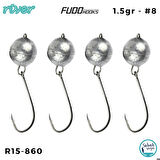 River Mafsallı Jig Head 1.5gr #8 (4 Adet)