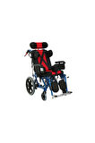 GOLFİ 16C G458C Pediatrik Çocuk Tekerlekli Sandalye - Çocuklar İçin Tekerlekli Sandalye Minder Hediyeli