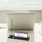 Besmele Tasarımlı Masa Üstü İsimlik | Kalemli Kristal Dini Dekor