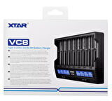 VC8 Sekizli Li-ion / NI-CD / NI-MH Pil Şarj Cihazı