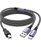 ZR361 Ads 501 Type-C 2 İn 1 Yazıcı Kablosu
