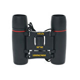 30X60 Cepte Taşımalı Kauçuk Kaplamalı Mini Dürbün Siyah