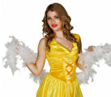 Beyaz Renk Kabarık Tüylü Otriş Boa Dekorasyon Tüy 180 CM