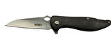 Crkt Lotus 1265 BK Siyah Kamp / Outdoor Çakı 18cm - Yarı Otomatik, Kutulu