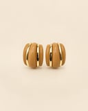 Bilfa Karamel Gold Bombeli Küpe