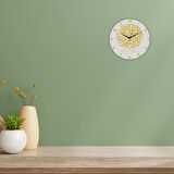 Kişiye Özel Besmele Yazılı Cam Duvar Saati – İsimli İslami Tasarım