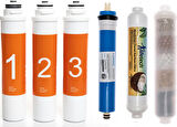 Sulook Waterlife Su Arıtma Cihazı Uyumlu Tak-Çevir 6'lı Filtre Seti, 10 Aşamalı, Vontron Membranlı