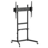 Ayt Vontech V1044VE 55-100 İnç 139-252 Ekran Arası Uyumlu Tekerlekli Ayaklı Raflı Lcd Led Tv Sehpası Standı Askı Aparat