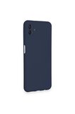 Samsung Galaxy A04 Kılıf Nano içi Kadife Silikon - Lacivert