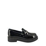 Disparita 257002 Hakiki Rugan Deri Kadın Loafer Ayakkabı