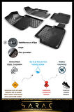 Ford Connect 2013 Model(YENİ KASA) Bej Araca Özel 3d Havuzlu Paspas