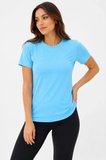 Modi Green Basic Tişört Bisiklet Yaka Kısa Kol Günlük Yazlık Slim Fit T-Shirt - Turkuaz