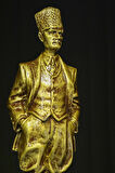 Özel Tasarım Büyük Boy Mustafa Kemal Atatürk Altın / Bronz Heykel Biblo