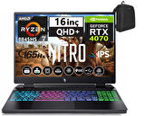 Acer Nitro V16 ANV16-42 Amd R7 8845HS Aı 48GB Ddr5 1tb SSD 8GB/RTX4070 Freedos 16" 165Hz Wqxga IPS Taşınabilir Bilgisayar WNHQSLEY00110+WEBLEGELSINÇANTA