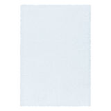 Soft Shaggy Halı Salon oturma mutfak halısı yumuşak yüksek havlı düz beyaz renkli