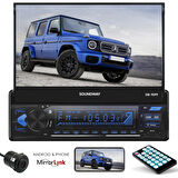 SOUNDWAY SW-9099 İndash Teyp 7 İnç 4X50 Watt Bluetooth Mirrorlink