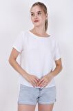 Kısa Kollu Crop Bluz