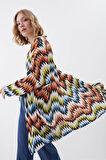 Zigzag Desenli Salaş Hırka