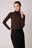 Dik Yaka Crop Bluz