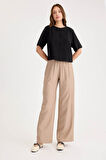 Beli Lastikli Geniş Paça Pantolon