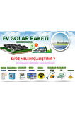 VİLLA PAKETİ LİFEPO4 AKÜLÜ GÜNEŞ ENERJİ SİSTEMİ HAZIR SİSTEM