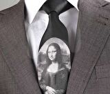 Herşey Nota Mona Lisa Kravat Siyah