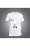 Gitar Beyaz Feel The Music T-shirt Unisex