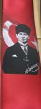 Herşey Nota Atatürk Resim Kırmızı Kravat
