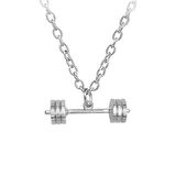 Herşey Nota Dambıl Kolye