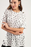 Herşey Nota Sol Anahtar Kalp T-Shirt  366