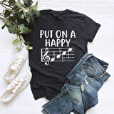 Herşey Nota Mutlu Olmak  Unisex Tshirt