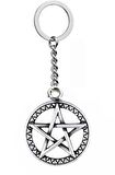 Pentagram İşlemeli Anahtarlık