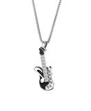 Taşlı Gitar Paslanmaz Çelik Kolye