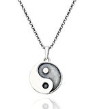Yin Yang Paslanmaz Çelik Kolye