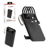TORİMA TRM-1011 Powerbank 10.000 Mah Ekranlı İphone Type-C Micro