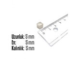 Neodyum Mıknatıs Küp 5x5x5mm  4 adet
