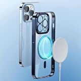 Baseus iPhone 14 Pro Max Ful Kaplama Kırılmaz Ekran Koruyucu ve Magsafe Kılıf, Air Armor Kılıf,Sararmaz